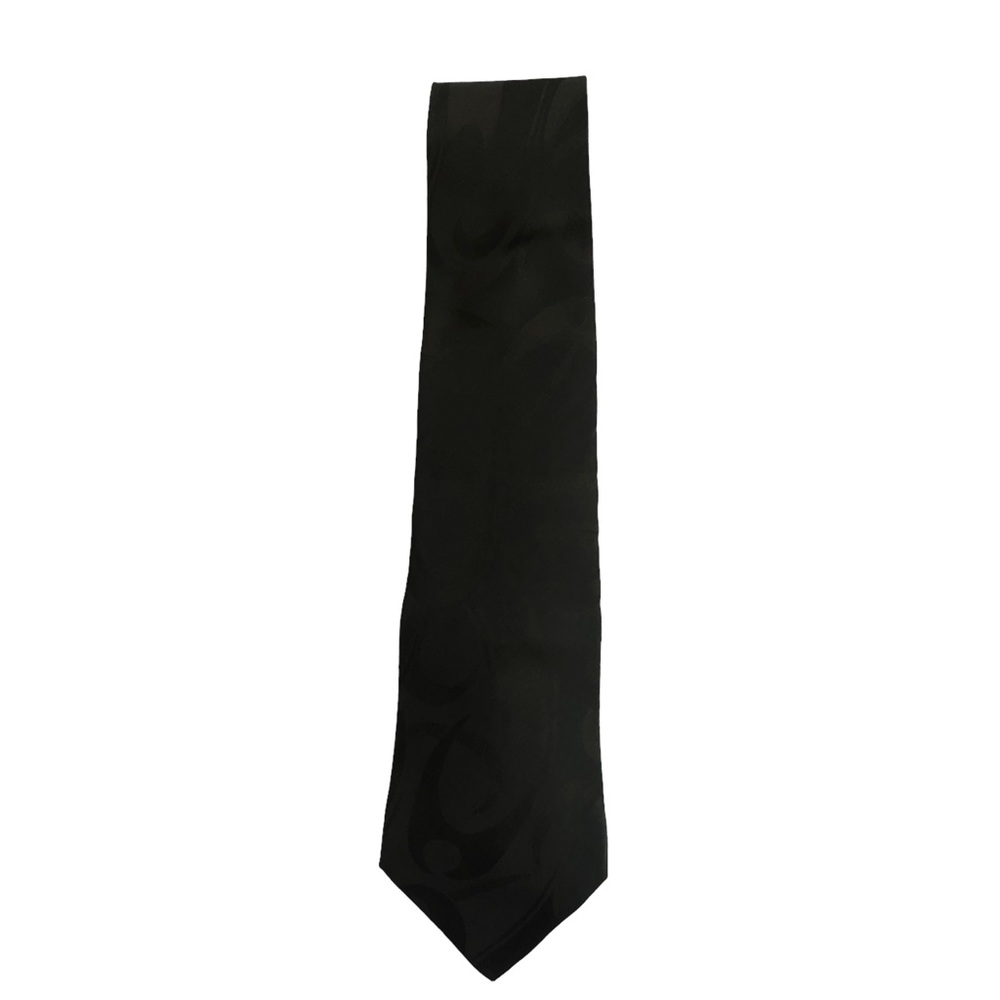 Barrington Olive Green Abstract Print Silk Tie